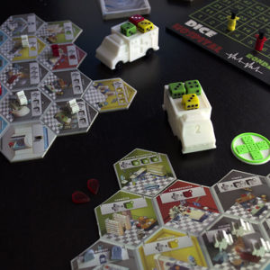 Tokens realizados en 3D para Juego de Mesa Dice Hospital