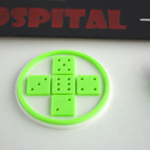 Tokens realizados en 3D para Juego de Mesa Dice Hospital