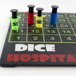 Tokens realizados en 3D para Juego de Mesa Dice Hospital