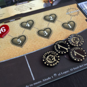 Tokens artesanales para el Juego de Mesa Harry Potter Hogwarts Battle