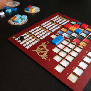 Tablero de jugador para el Juego de Mesa Azul