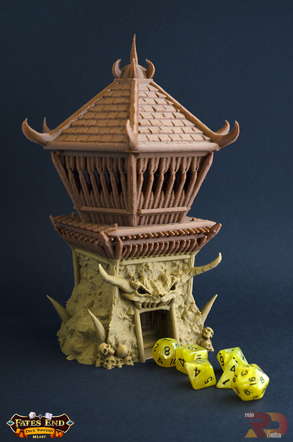 Torre del Bárbaro realizada en 3D