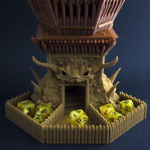 Torre del Bárbaro realizada en 3D