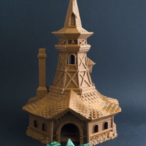 Torre del Bardo realizada en 3D