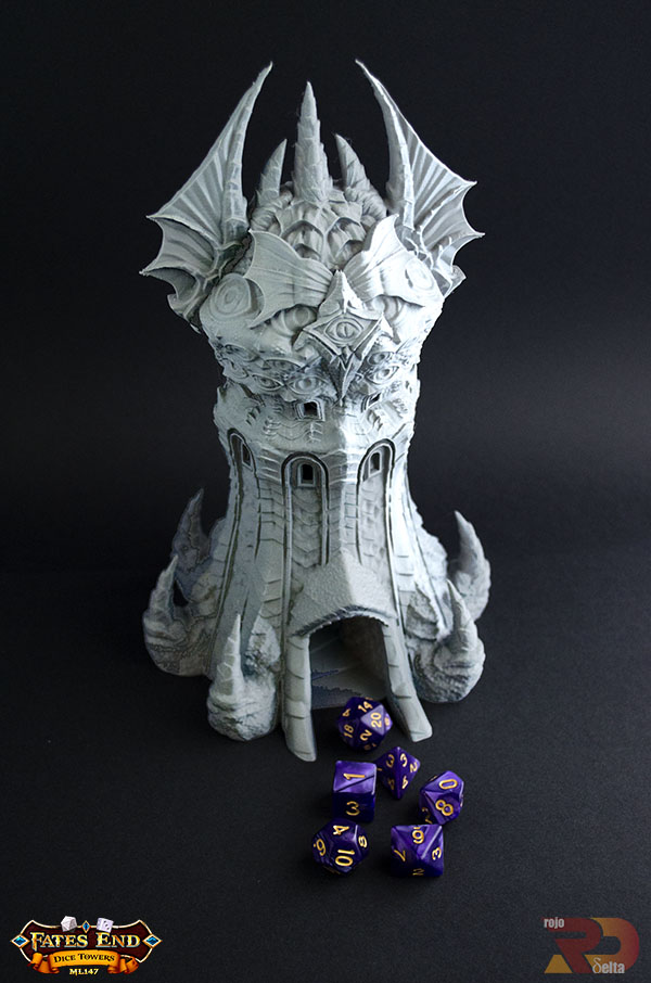 Torre del Brujo realizada en 3D