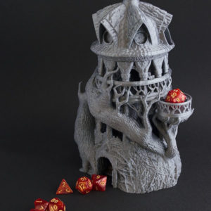 Torre del Druida realizada en 3D