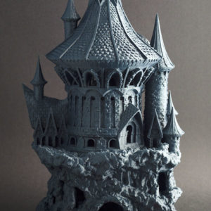 Torre del Hechicero realizada en 3D