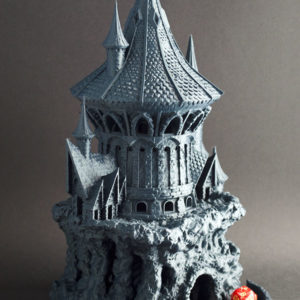 Torre del Hechicero realizada en 3D