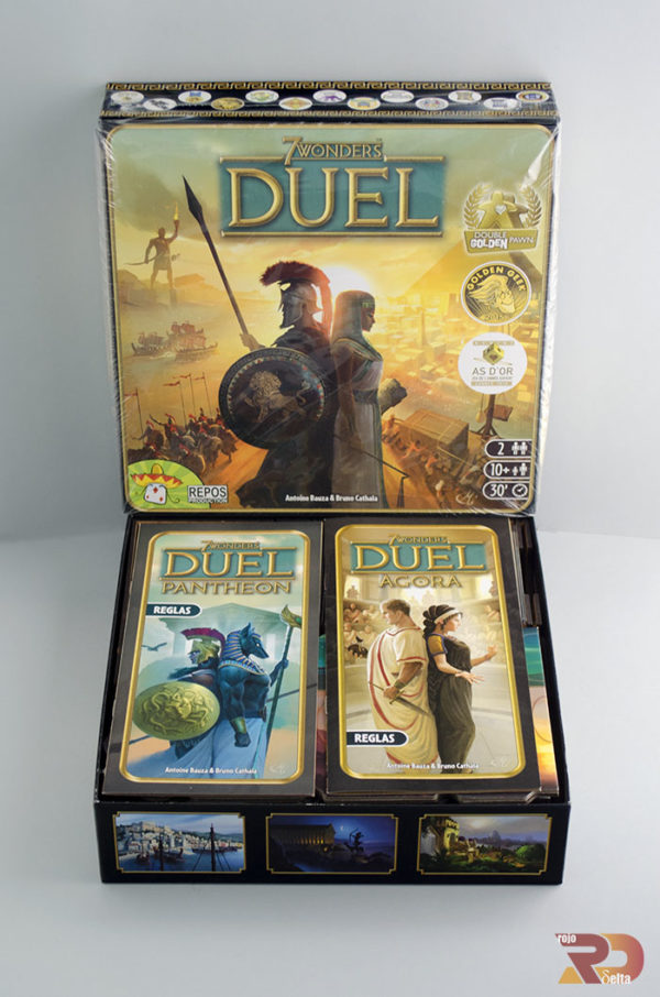 Inserto 7 Wonders Duel y Expansiones