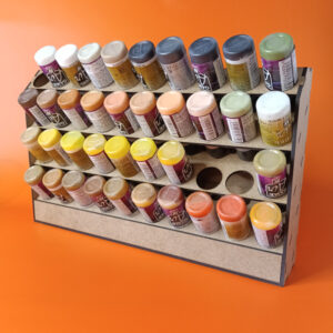Estante para 40 Pinturas de Miniaturas